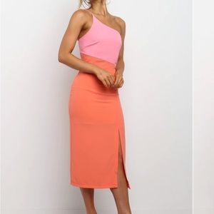 Petal & Pup XIOMAR DRESS - ORANGE Medium